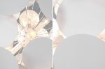 Lampa sufitowa Infinity Home biało-srebrna - Invicta Interior 4